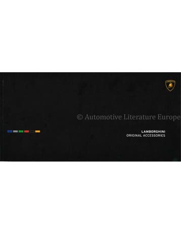 2003 LAMBORGHINI ACCESSOIRES BROCHURE ENGELS, Nieuw, Author