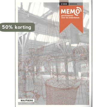 2 havo / MeMo / Werkboek - Schrover 9789034584274, Verzenden, Zo goed als nieuw, Schrover