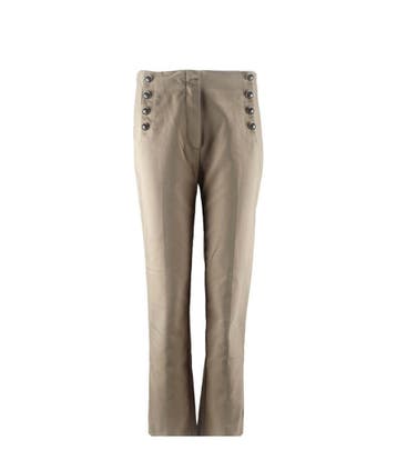Mango Broek in maat 38 Beige, Mango, Verzenden, Zo goed als nieuw, Beige