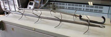 Vleeshaak 150cm, Gebruikt