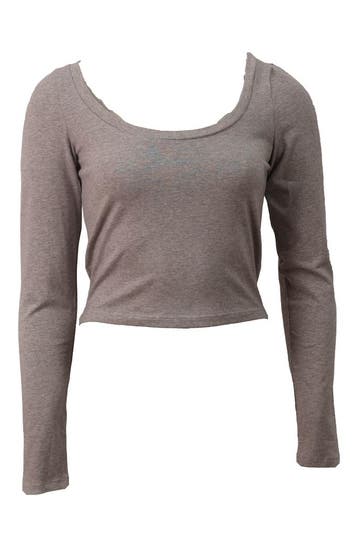 Organic Basics T-shirt in maat S Grijs, Kleding | Dames, Organic Basics, Verzenden, Zo goed als nieuw, Grijs