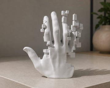 Decoratief ornament - Europa - Mozaïekhandsculptuur