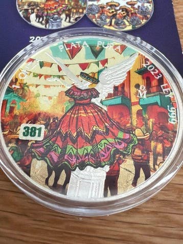 Mexico. 1 Onza 2022 Libertad - Cinco de Mayo - 1 Oz mit CoA