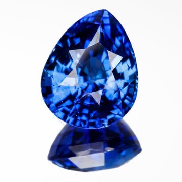 1 pcs Blauw Saffier - 2.61 ct - Lotus Gemology - Sri, Nieuw