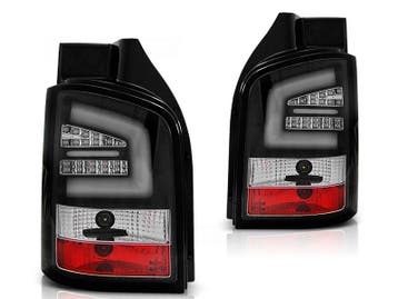 Achterlichten VW T5 Tube Led Bj. 03-10 zwart, Ophalen of Verzenden, Nieuw