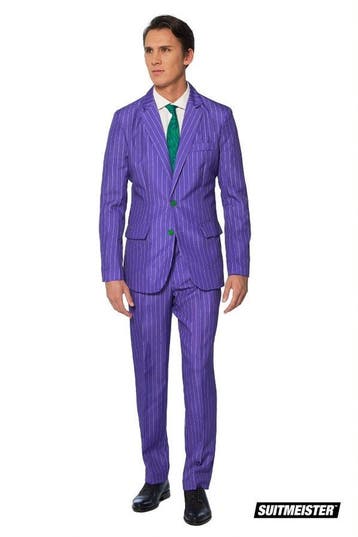 Gestreept Kostuum Joker 3-delig, Kleding | Heren, Carnavalskleding en Feestkleding, Ophalen of Verzenden, Nieuw