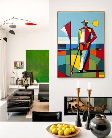 Alejandro Gonzalez - Campo de Golf 1 - XL (NO Reserve), Antiek en Kunst