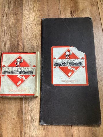 Collectie van memorabilia - Monopoly bordspel Vooroorlog -