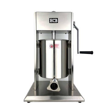 HCB Worstvuller - verticaal - 10 liter - RVS, Verzenden, Nieuw in verpakking, Bakkerij en Slagerij