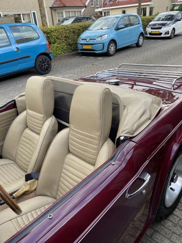 Cabrio Windscherm Triumph TR4-TR6 beige, Auto-onderdelen, Ophalen of Verzenden, Nieuw, Triumph