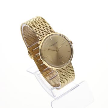 IWC Schaffhausen De Luxe 990309; 18k. Gouden heren horoge..., Overige merken, Leer, Ophalen of Verzenden, Zo goed als nieuw