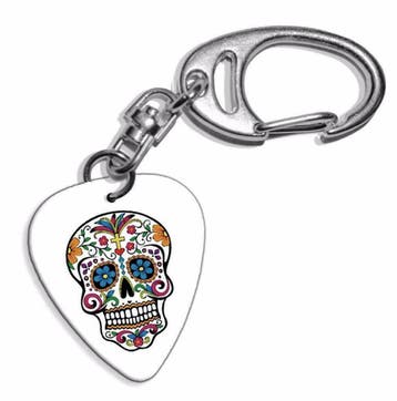 Plectrum ketting of sleutelhanger van Sugar Skull, Verzamelen, Overige Verzamelen, Ophalen of Verzenden, Nieuw