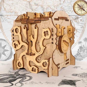 Cluebox - Captain Nemo’s Nautilus - 3D Puzzel - Puzzelbox, Hobby en Vrije tijd, Denksport en Puzzels, Verzenden, Nieuw, Rubik's of 3D-puzzel