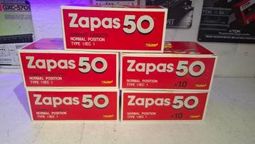 Zapas - 50 min (Type I / IEC 1) Lege audiocassette, Nieuw