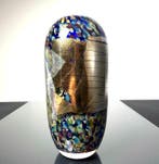 Maxence Parot - Vaas - Unieke vaas in kleuren goud en zilver