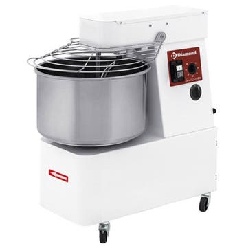 Spiraalkneder 53 liters, 2 snelheden, timer, op wielen, Verzenden, Nieuw in verpakking