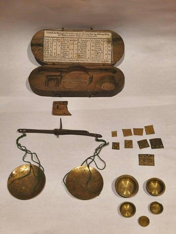 Werkgereedschap - Oude monetaire balans