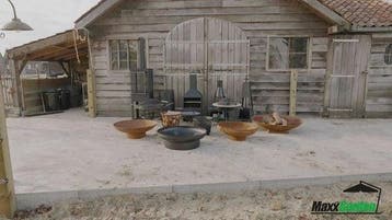 2dekans | BBQ Collection Tuinhaard met Schoorsteen -, Tuin en Terras, Terrasverwarmers, Ophalen of Verzenden, Zo goed als nieuw