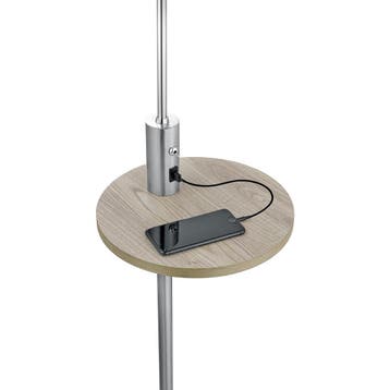 LED Vloerlamp - Trion Cliso - E27 Fitting - Rond - Mat, Ophalen of Verzenden, Nieuw, Metaal, Overige fittingen