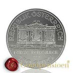 1 OZ zilveren munten puur Maple Leaf, Philharmoniker, Eagle, Ophalen of Verzenden, Zilver
