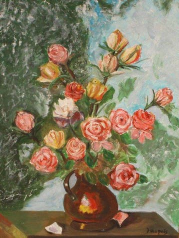 Juan Nogués (1922–1998) - Bodegón floral - NO RESERVE