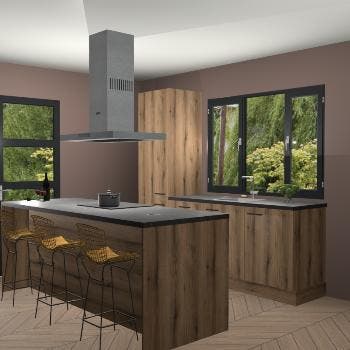 Gouden eiken keuken Eindhoven 18547, Huis en Inrichting, Keuken | Complete keukens, Verzenden