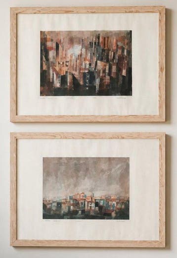 Pedro Freitas (1953-2016) - Casarios e luar na cidade, Antiek en Kunst