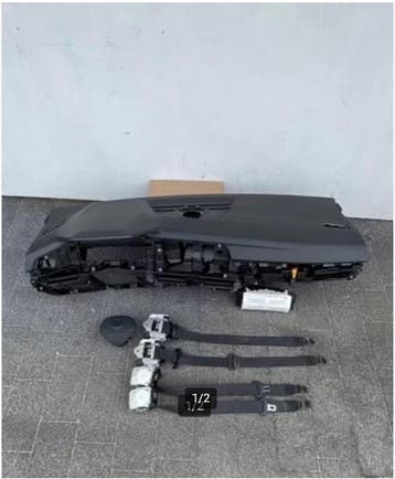 Dashboard + Airbags + Veiligheidsgordels Vw Golf 8 VIII, Verzenden, Gereviseerd, Volkswagen