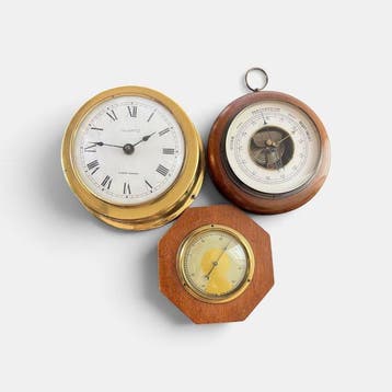 F.A. Thiele - Danbar - Aneroid barometer, thermometer en, Antiek en Kunst