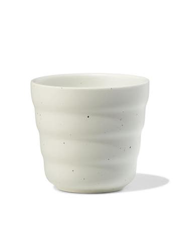 HEMA Koffiekopje 200ml Trend aardewerk grijs spikkels, Verzenden, Nieuw