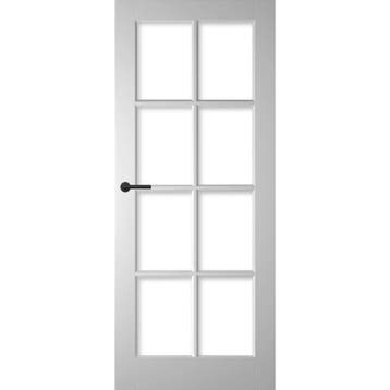 Weekamp binnendeur WK6512-A1 93x231,5 (Wit, Blankglas), 80 tot 100 cm, 215 cm of meer, Binnendeur, Nieuw