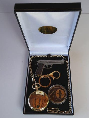 James Bond - Lot of 3 - Limited Edition 24K Gold plated, Nieuw
