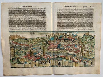 Italië - Rome; Hartmann Schedel - Roma - 1493, Nieuw