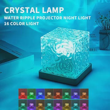 Dynamische Water Rimpel Projector Lamp - 16 Kleuren & Afstan, Verzenden, Nieuw