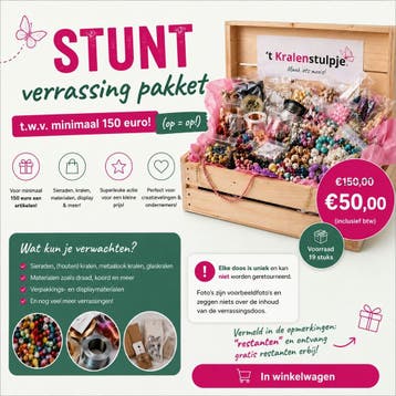 STUNT! Verrassingspakket t.w.v. minimaal €150,-, Ophalen of Verzenden, Nieuw, Overige typen
