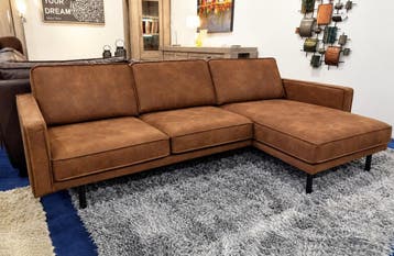 Loungebank Julianadorp - loungebanken, Huis en Inrichting, Nieuw, 150 cm of meer, Leer, 250 tot 300 cm