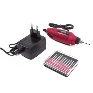 Benson Mini graveerset - 12000 rpm - 11-delig - 220/12 vo..., Doe-het-zelf en Verbouw, Gereedschap | Slijpmachines, Ophalen of Verzenden