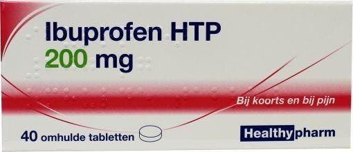 Healthypharm Ibuprofen 200 mg - 40 tabletten, Diversen, Verpleegmiddelen, Nieuw, Verzenden