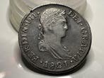 Spanje. Fernando VII. 8 Reales 1821. ERROR A invertida en