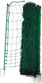 Pluimveenet, Dubbele pin, groen, 50 x 1,12 m (L x H), Ophalen of Verzenden, Nieuw