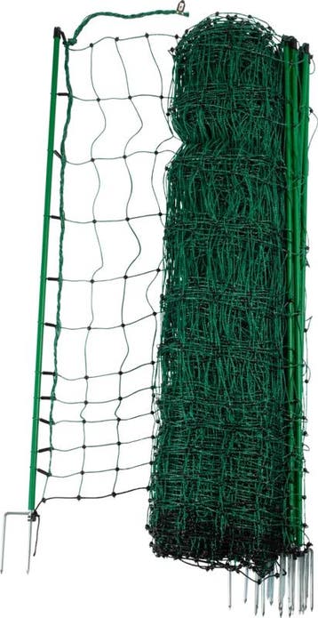 Pluimveenet, Dubbele pin, groen, 50 x 1,12 m (L x H), Ophalen of Verzenden, Nieuw