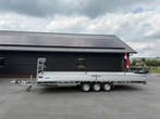 Hulco 611 x 223 cm plateauwagen gebruikt 3-asser goede staat, Ophalen, Gebruikt