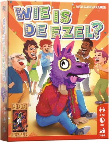 Wie is de Ezel? | 999 Games - Kaartspellen, Verzenden, Nieuw