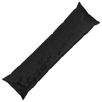 vidaXL Kussensloop HEERLEN Zwart 40 x 145 cm Flanel, Huis en Inrichting, Verzenden, Nieuw, Zwart