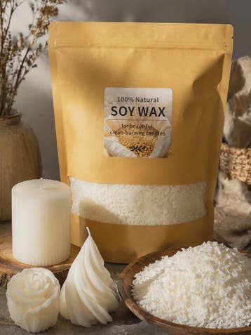 1000g Pure Natuurlijke Sojawas - Ideaal Grondstof voor DIY K, Huis en Inrichting, Verzenden, Nieuw