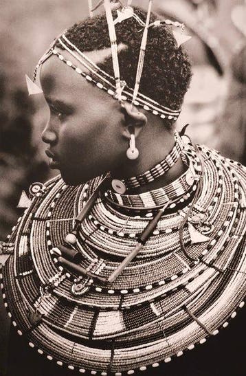 George Rodger - Masai Moran Ceremony, Kenya, 1979