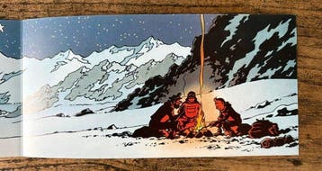 Tintin - Carte de voeux Studios Hergé - 1 Wenskaart, Nieuw