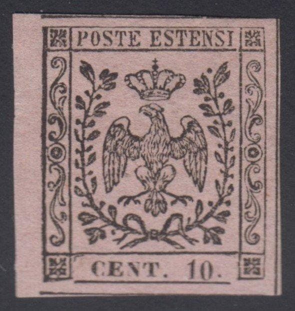 Italiaanse oude staten - Modena 1852 - 10 centesimi, Postzegels en Munten, Postzegels | Europa | Italië