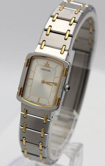 Seiko - CREDOR SS + 18KT Quartz - Zonder minimumprijs -
