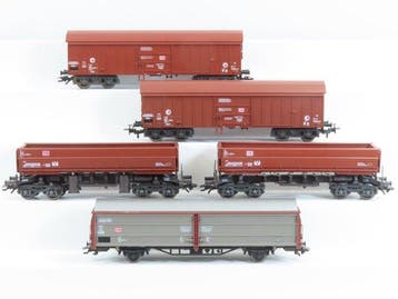 Märklin H0 - o.a. 44600/48450 - Modeltrein goederenwagon (5), Nieuw